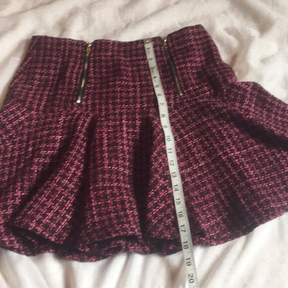 Freeway high waist fit and flair tweed zipper skirt, L - Picture 7 of 11
